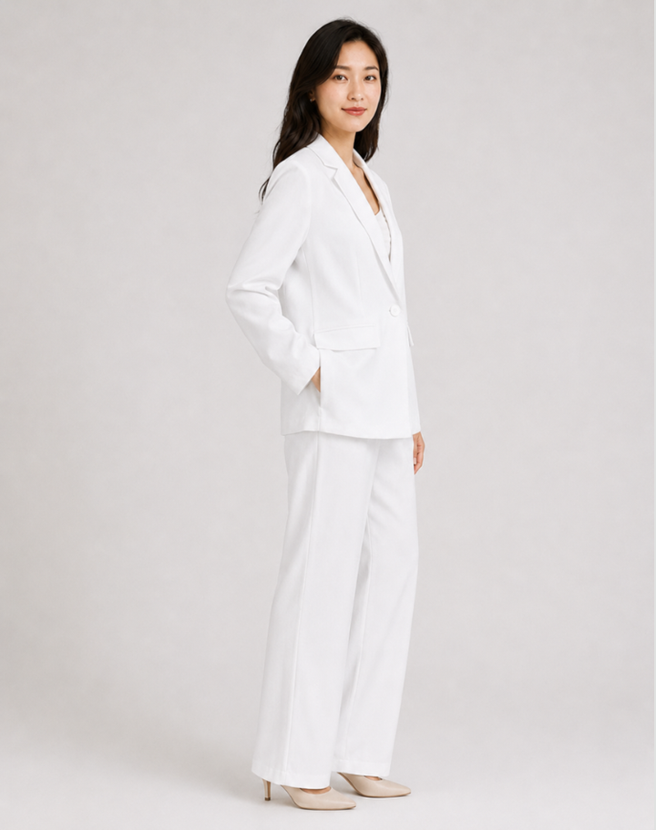 Charlotte | Women's Blazer & Wide Leg Pants Set