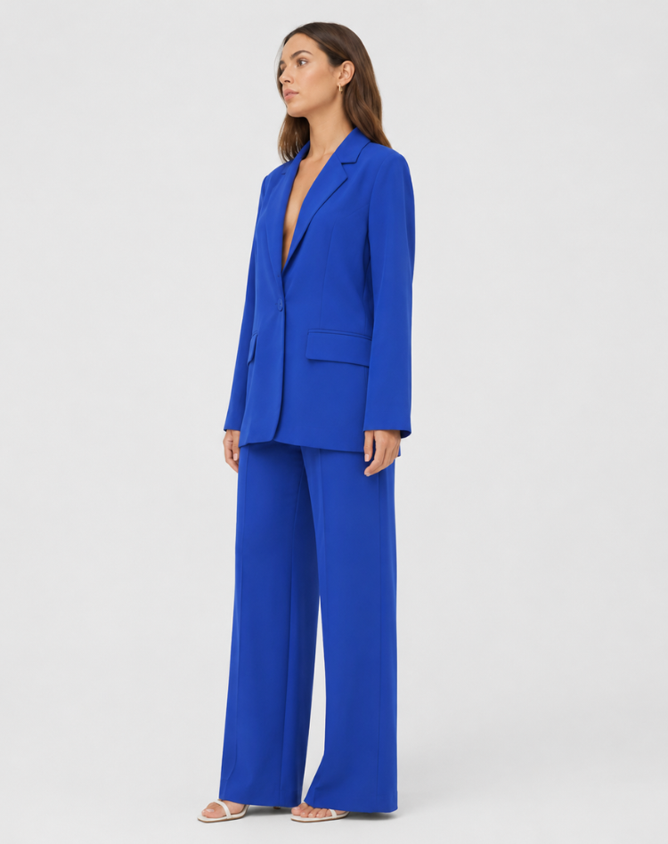 Charlotte | Women's Blazer & Wide Leg Pants Set