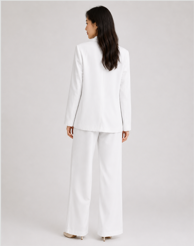 Charlotte | Women's Blazer & Wide Leg Pants Set