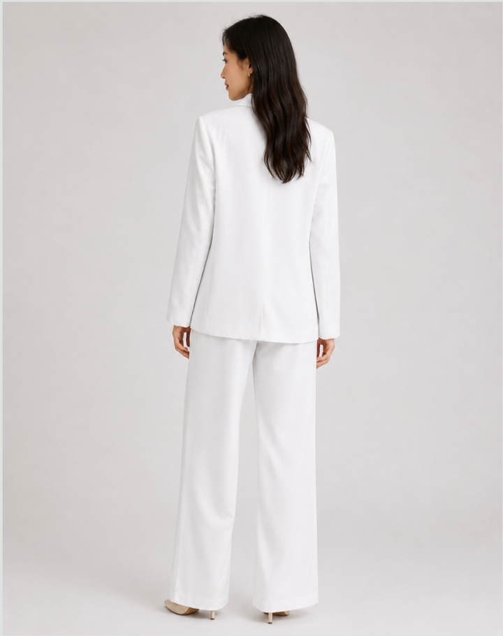 Charlotte | Women's Blazer & Wide Leg Pants Set