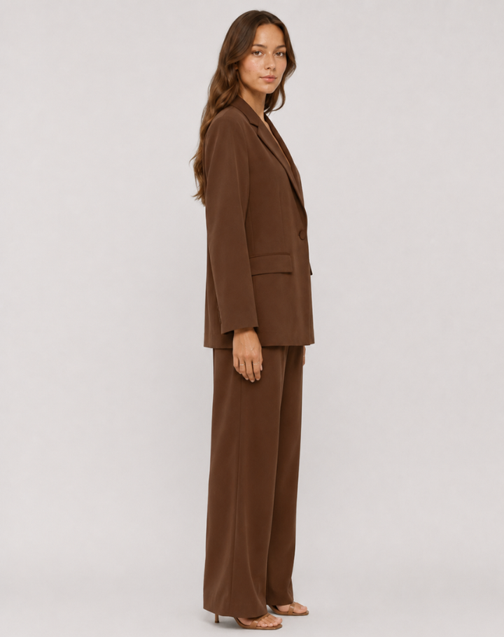 Charlotte | Women's Blazer & Wide Leg Pants Set