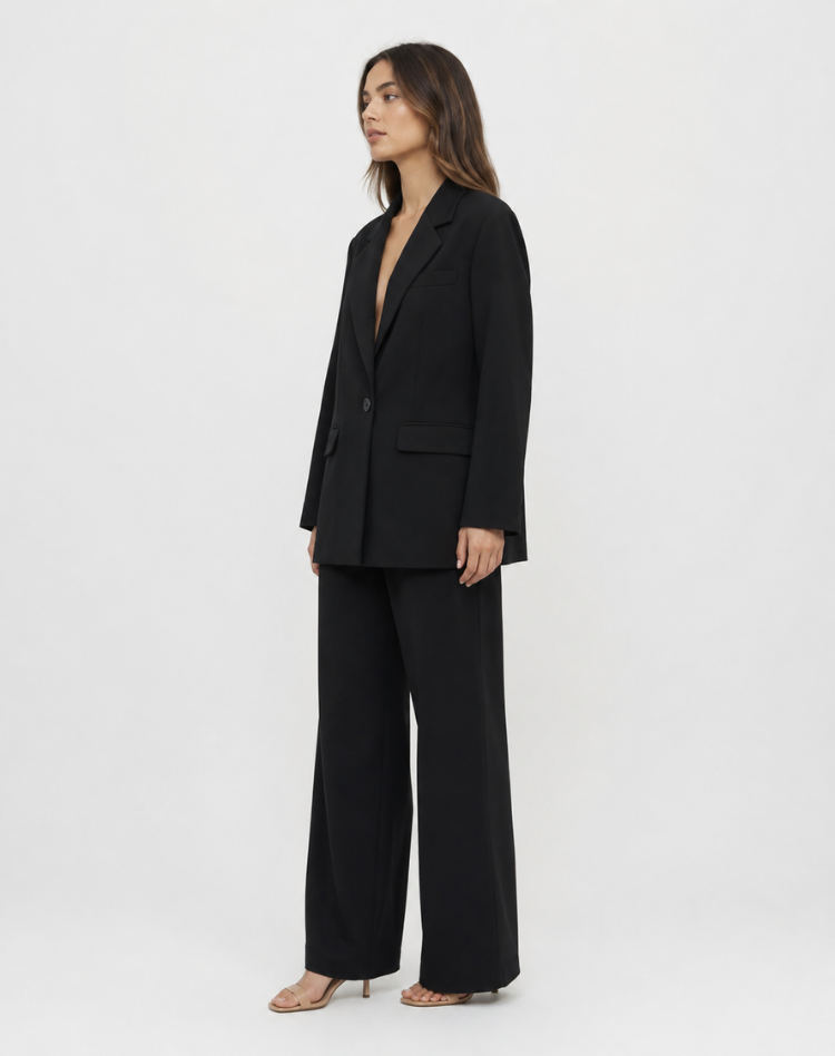 Charlotte | Women's Blazer & Wide Leg Pants Set