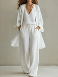 Autumn | Minimalist Linen Three Piece Set
