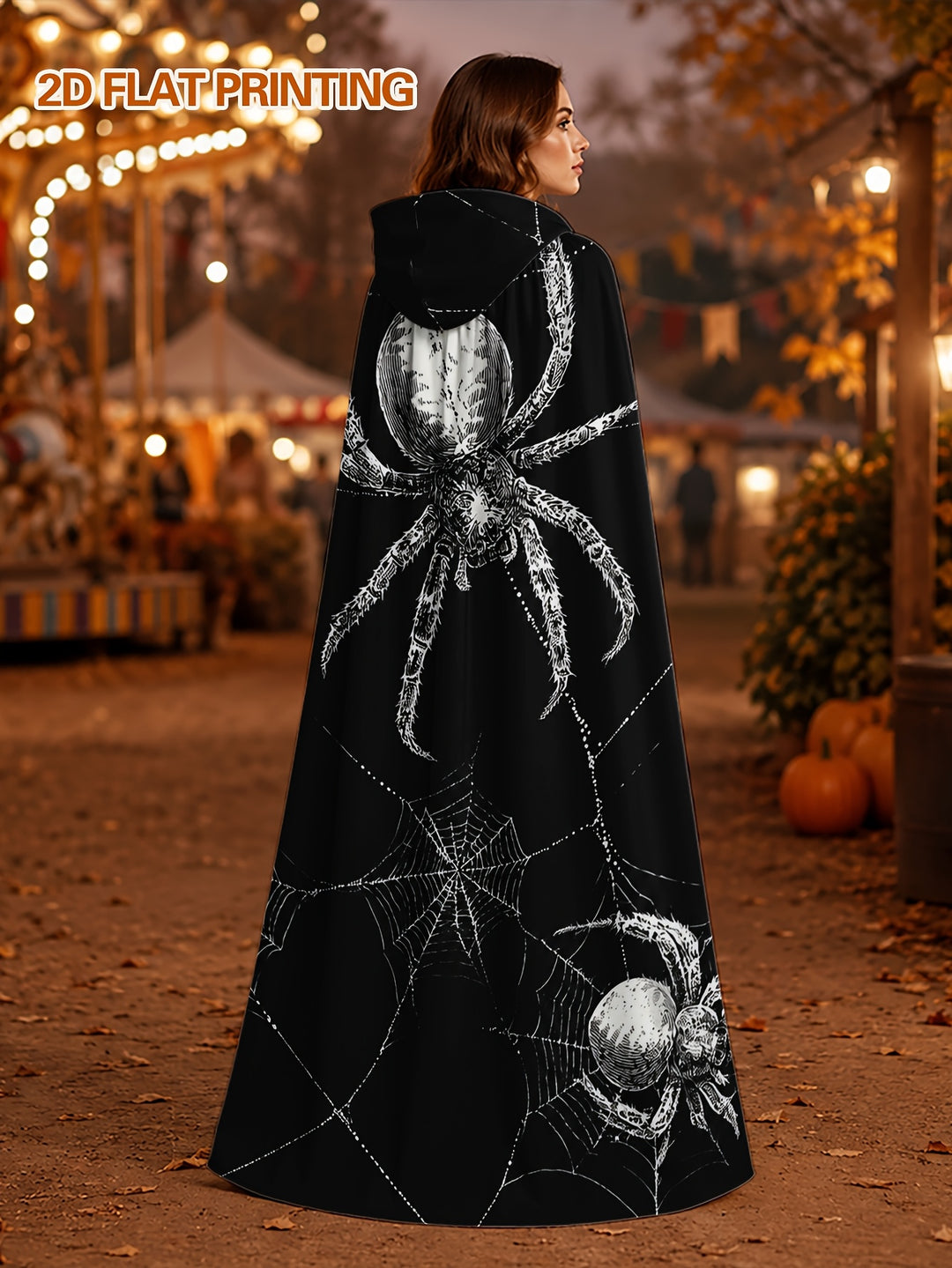 Lillian | Hooded Halloween cape
