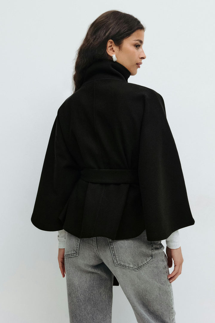 Vivian | Women's Belted Cape Coat