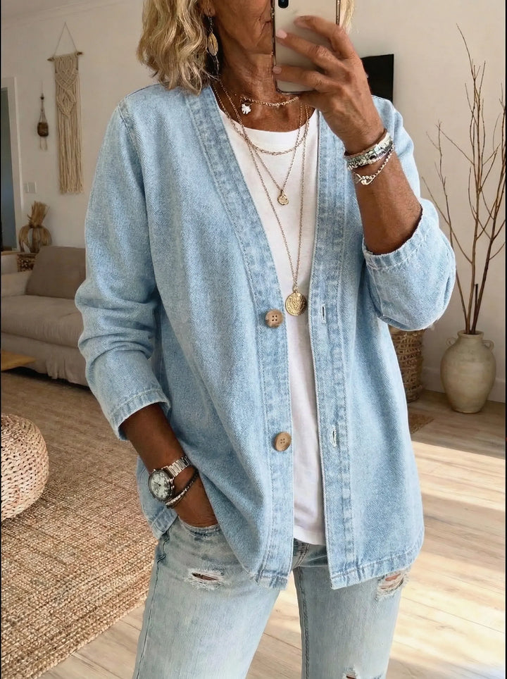 Winslet | Women's Denim Button Cardigan
