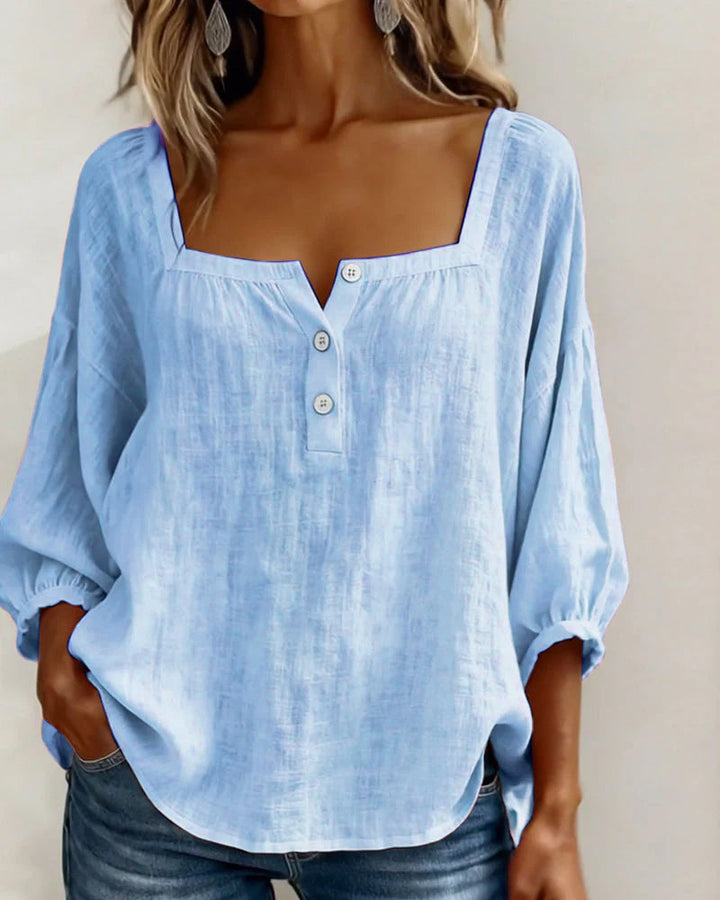 Yael | Relaxed puff sleeve blouse