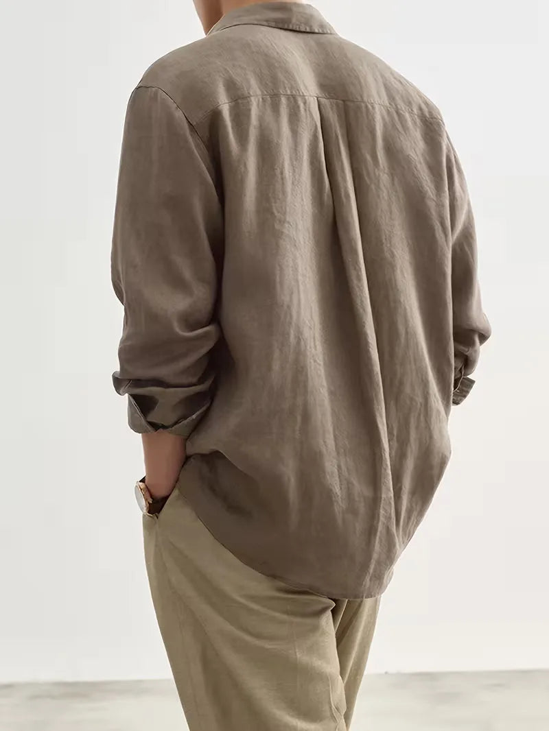 Emerson | Casual Linen Button Down Shirt