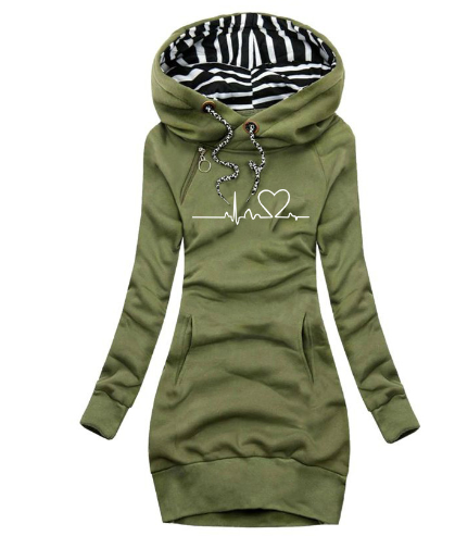 Woman wearing slim fit round neck sweater