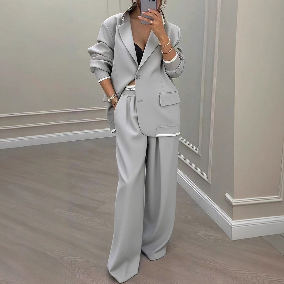 Fleur | Blazer and wide-leg pants set
