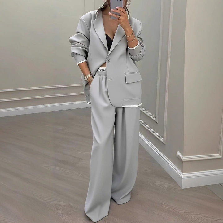Fleur | Blazer and wide-leg pants set