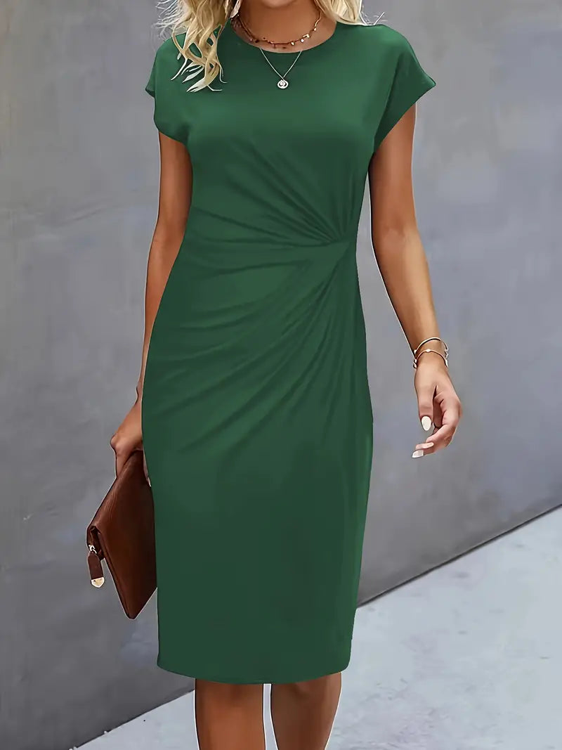 Hailey | Elegant Fitted Midi Dress