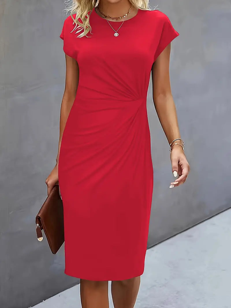 Hailey | Elegant Fitted Midi Dress