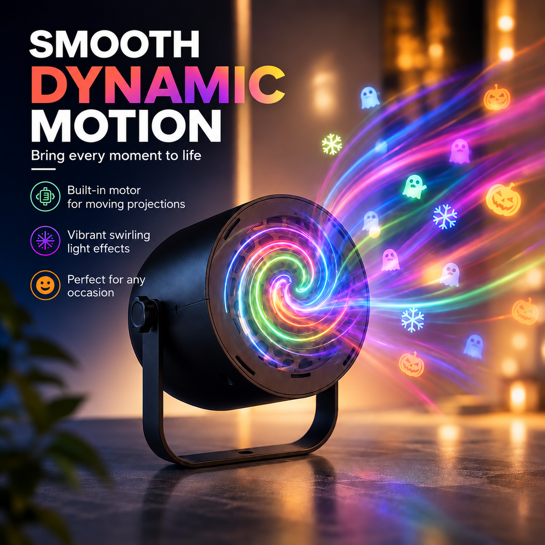 LED projector for Halloween and holidays