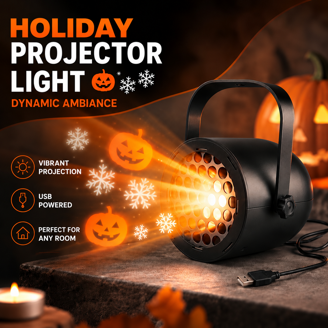 LED projector for Halloween and holidays