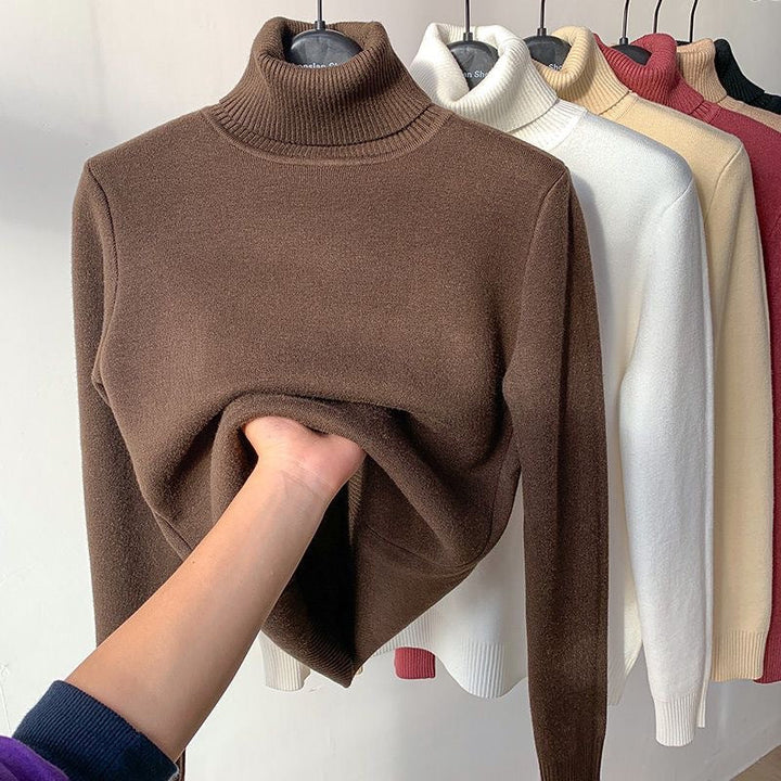 Callista | Thermal Fleece-Lined Knit Turtleneck