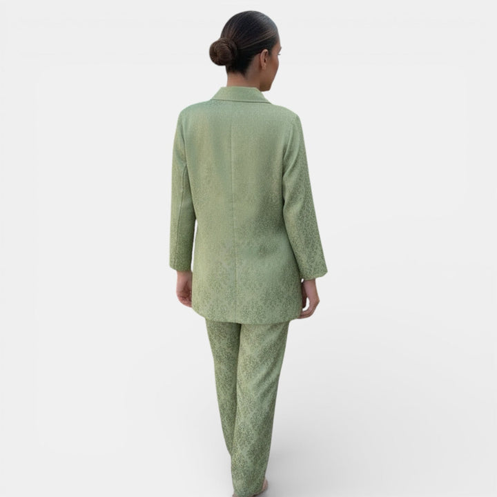Della | Blazer and Wide-Leg Pant Set