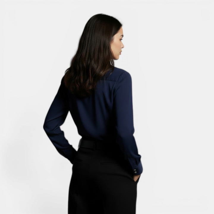 Thalia | Loose-fitting Shirt with Lapel and Buttons,