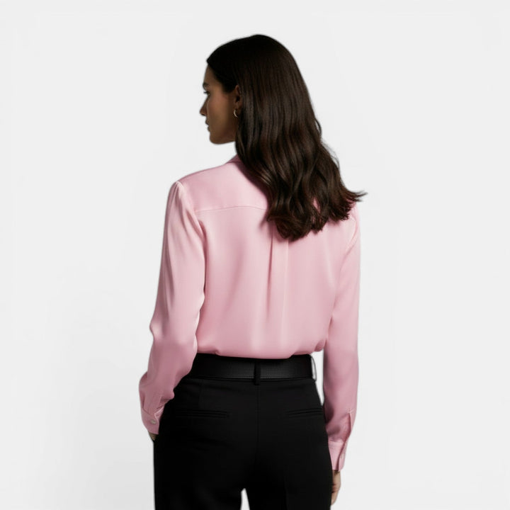 Thalia | Loose-fitting Shirt with Lapel and Buttons,