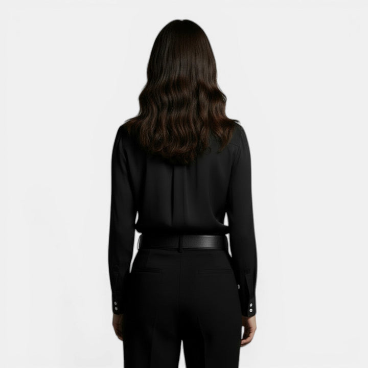 Thalia | Loose-fitting Shirt with Lapel and Buttons,