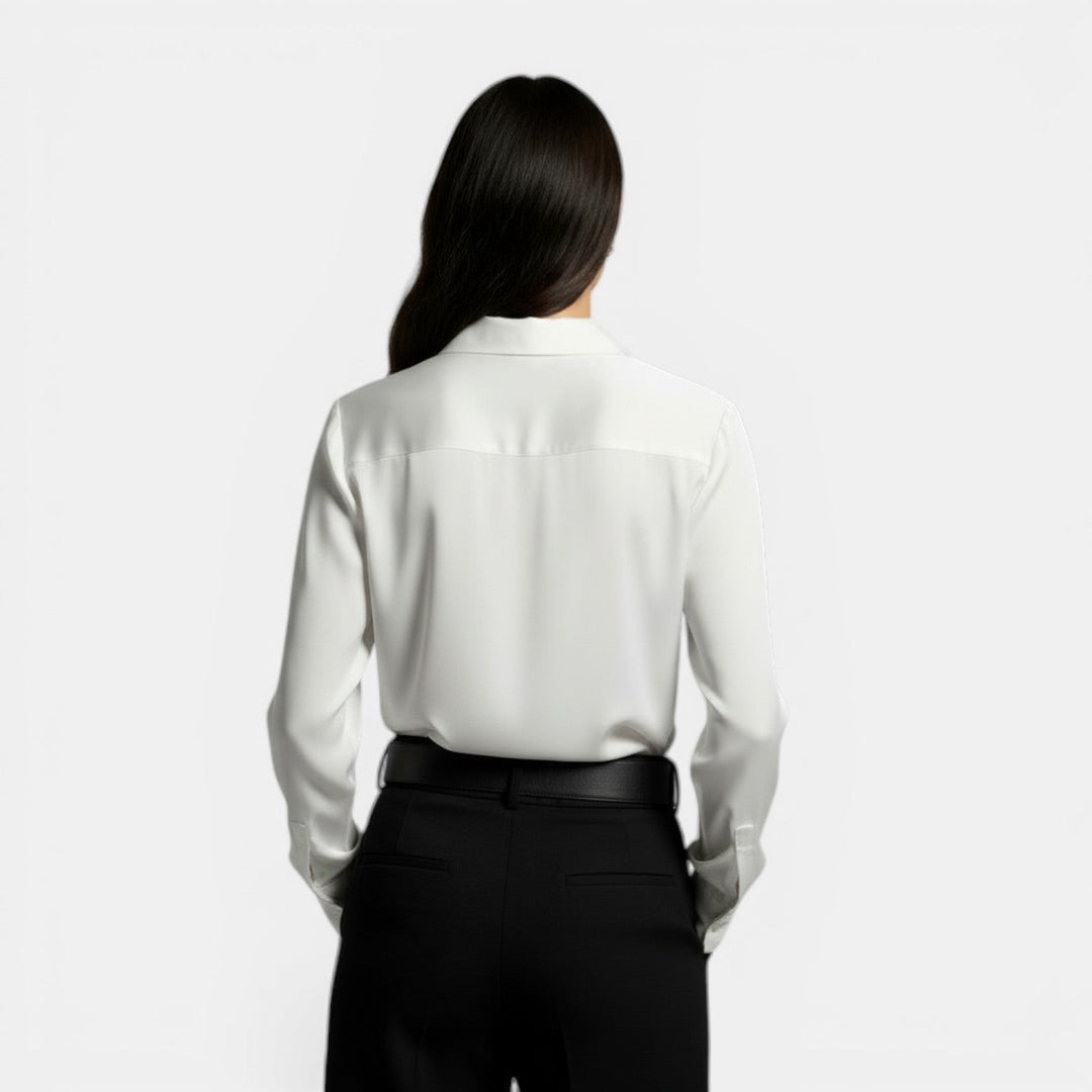 Thalia | Loose-fitting Shirt with Lapel and Buttons,