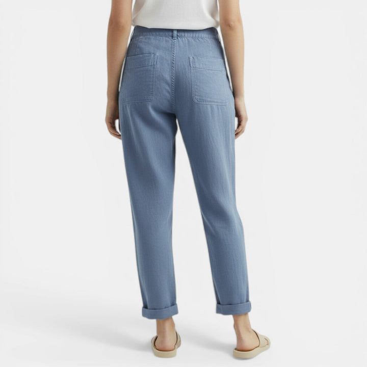 Seraphine | Wide-Leg Cotton Linen Casual Pants