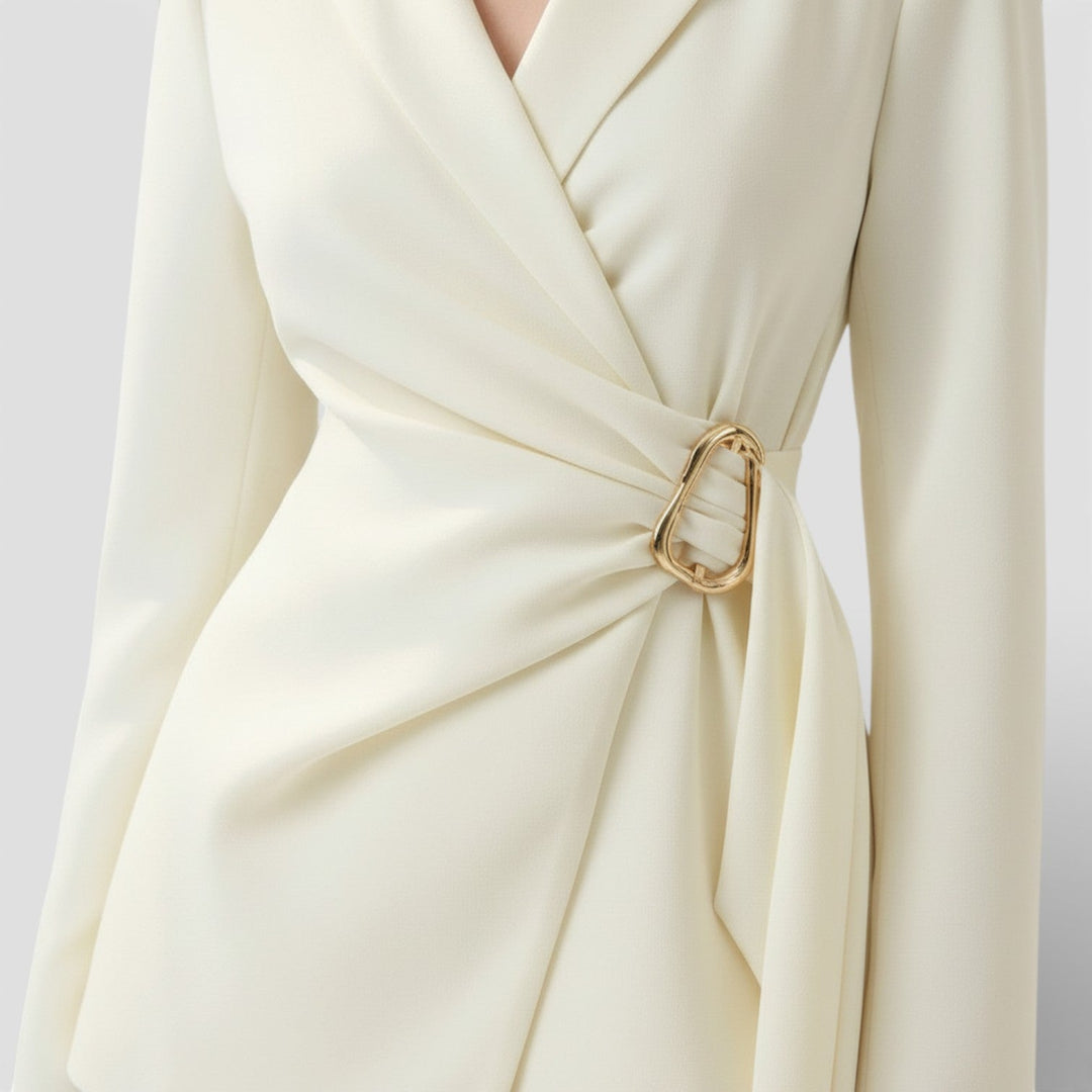 Rosamund | Lace-up Blazer Suit Set