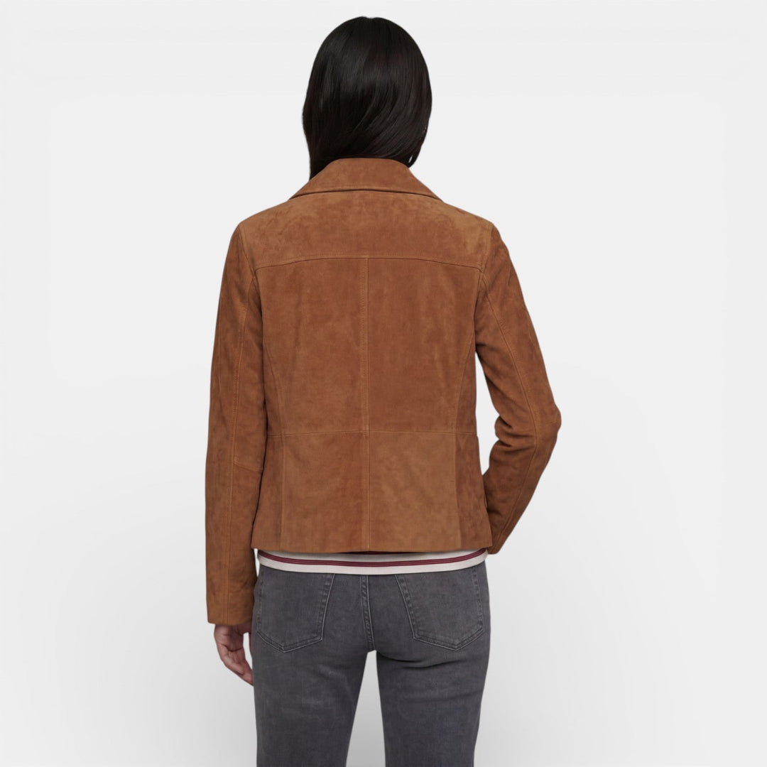 Heloise | Brown Suede Jacket