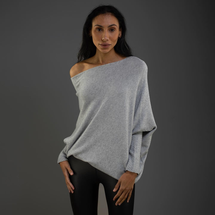 Reese | Asymmetrical Soft Knit Sweater