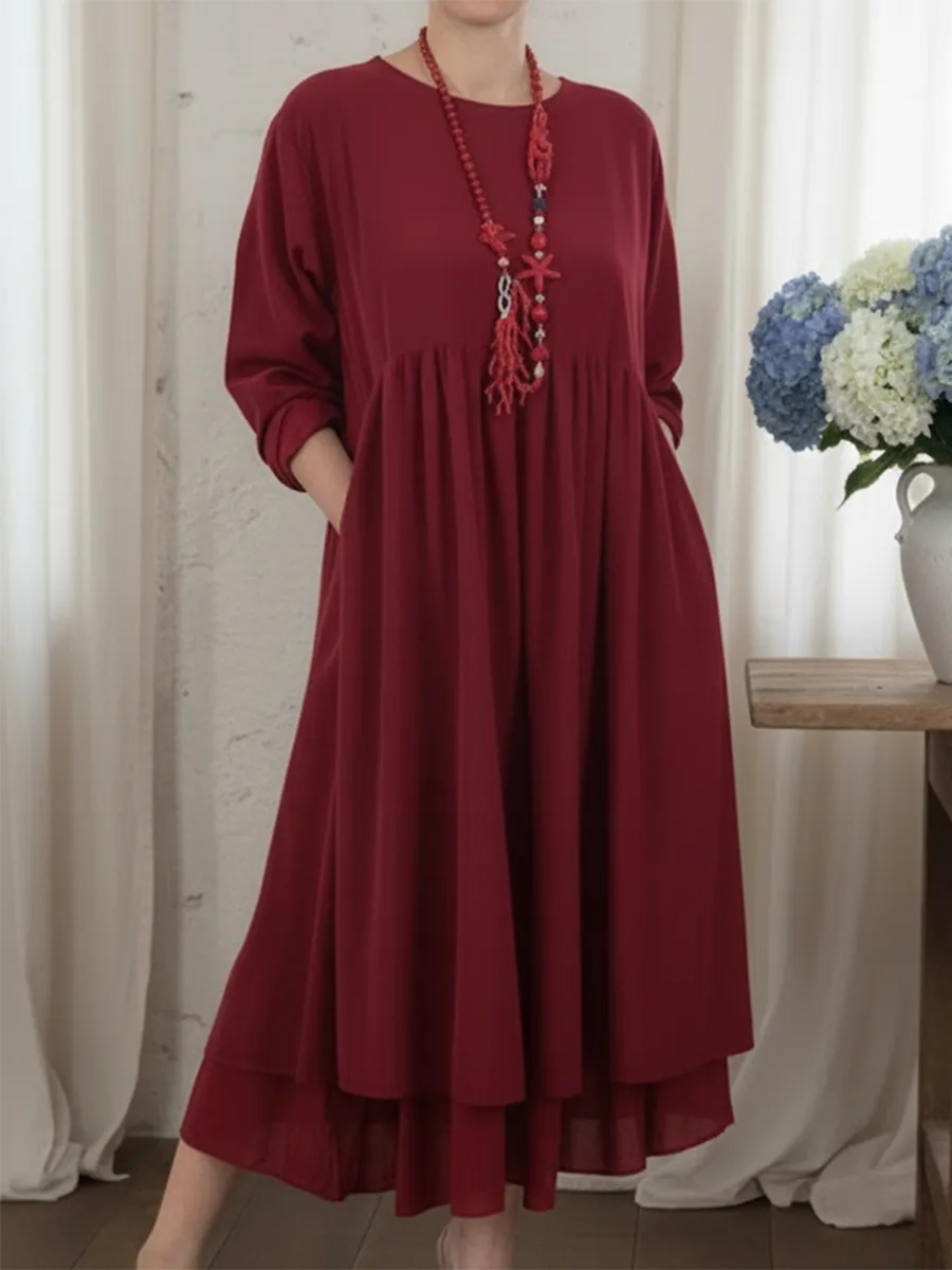 Ainsley | Flowy Everyday Midi Dress