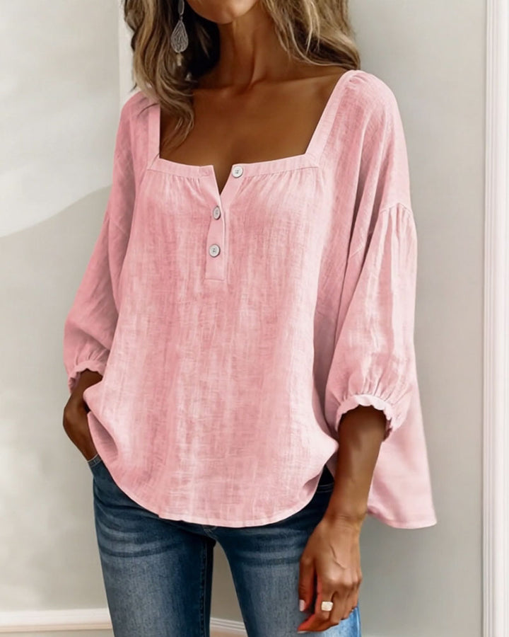 Yael | Relaxed puff sleeve blouse