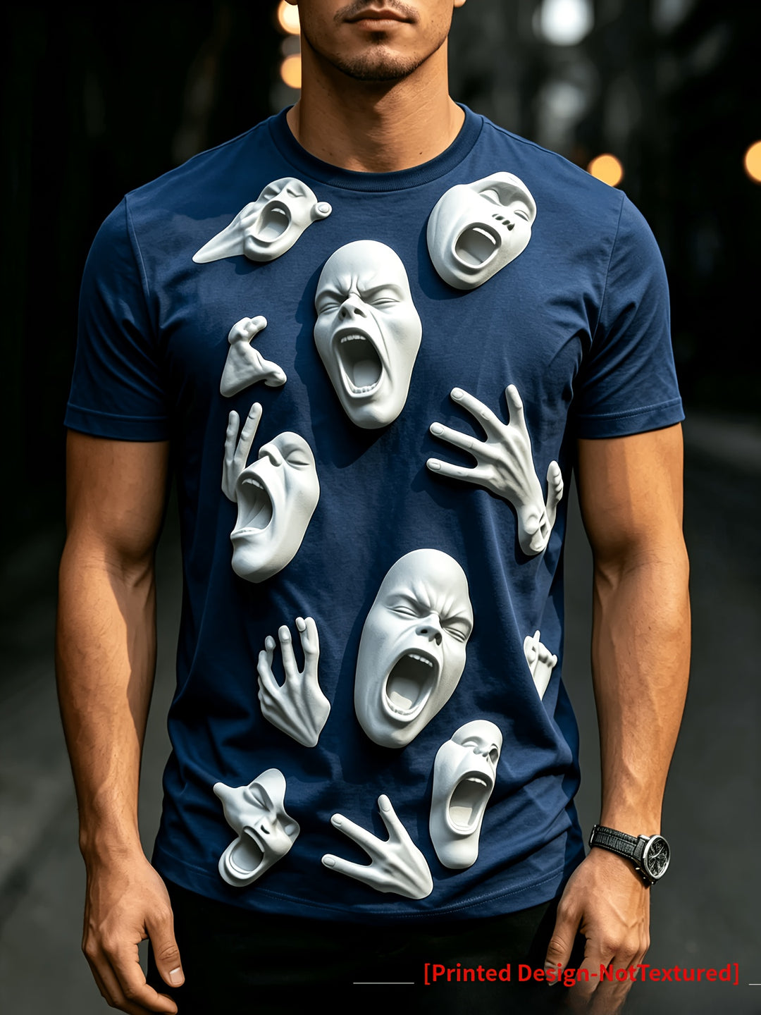 Balthazar | Men printed casual tee