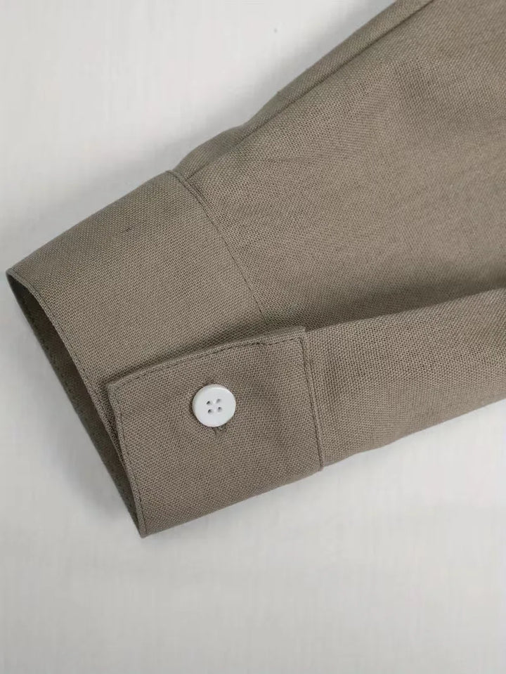Emerson | Casual Linen Button Down Shirt