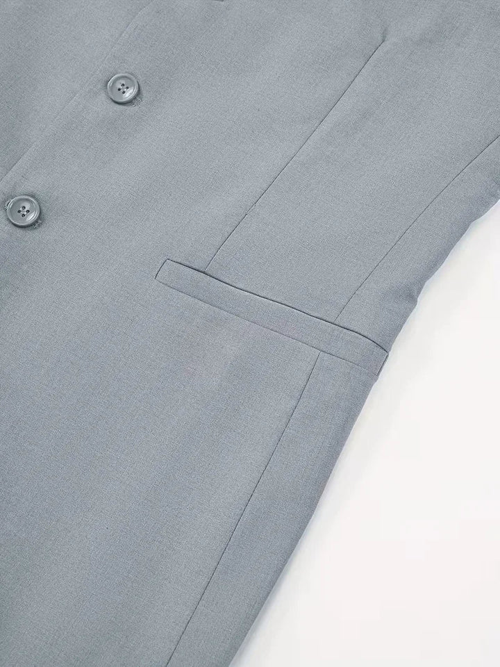 Sterling | Slim Fit Mandarin Collar Blazer