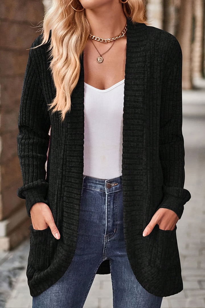 Bea | Long open-front cardigan for women