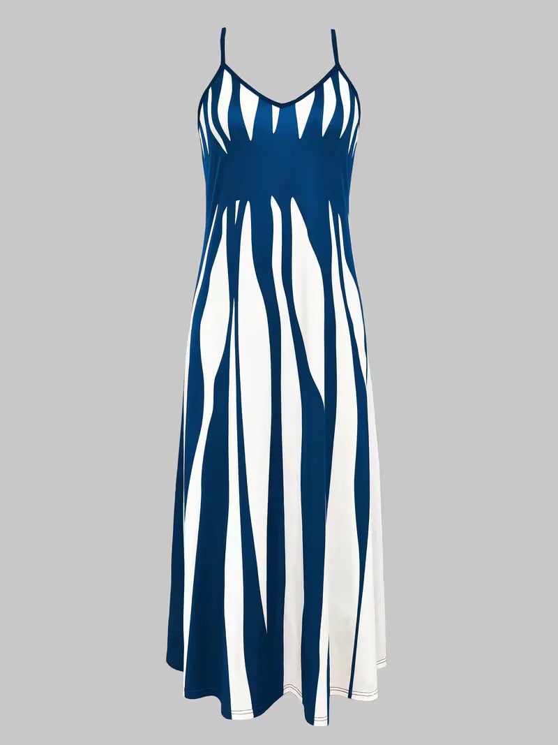 Monroe | Abstract Print Maxi Dress