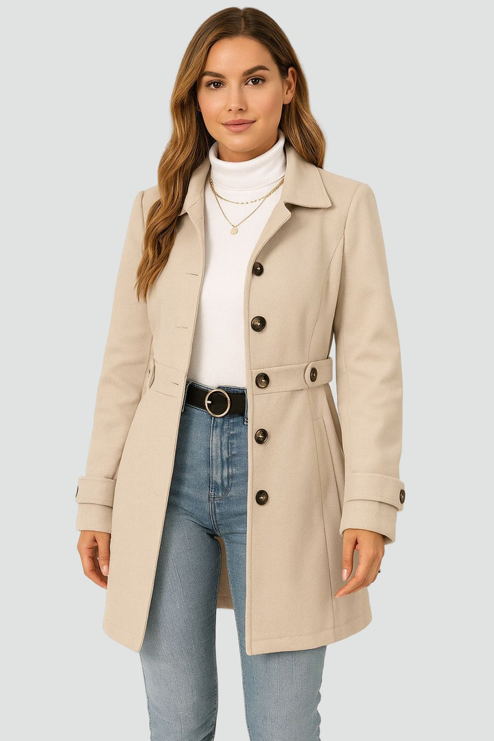 Audrey | Belted Women's Trench Coat