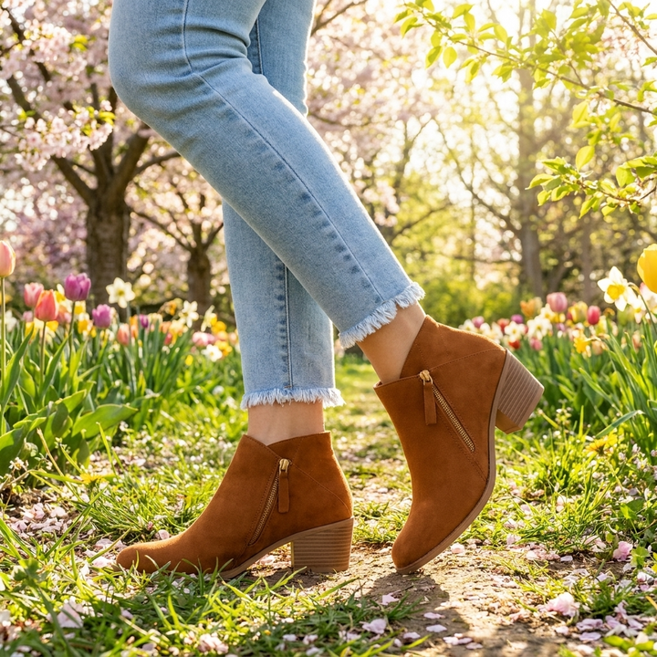 Brooklyn | Women's Block Heel Ankle Boots