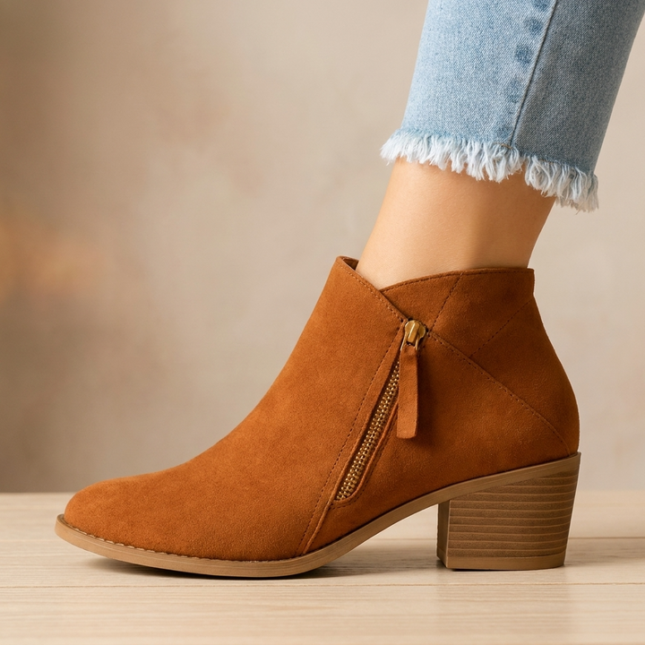 Brooklyn | Women's Block Heel Ankle Boots