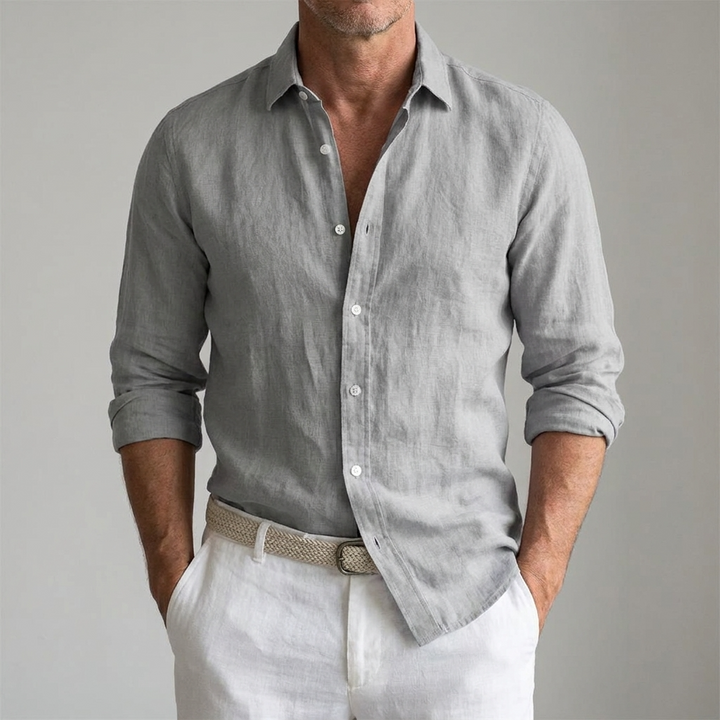 Lachlan | Linen shirt for men