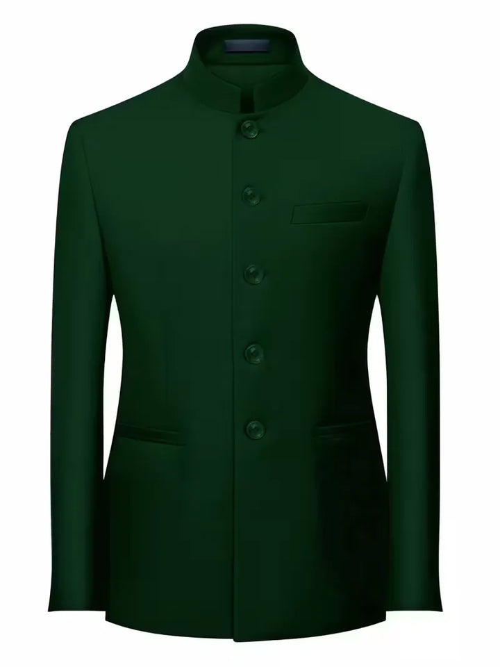 Sterling | Slim Fit Mandarin Collar Blazer