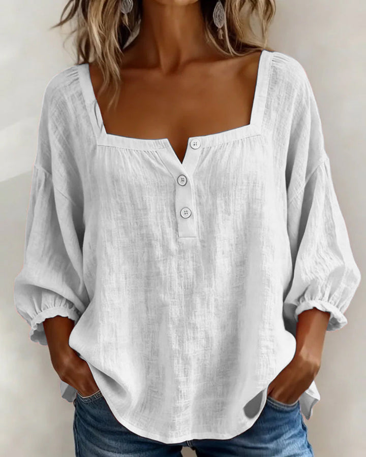 Yael | Relaxed puff sleeve blouse