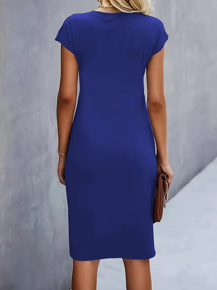 Hailey | Elegant Fitted Midi Dress