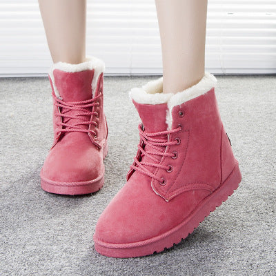 Valentina | Women's Lace-Up Platform Winter Boots