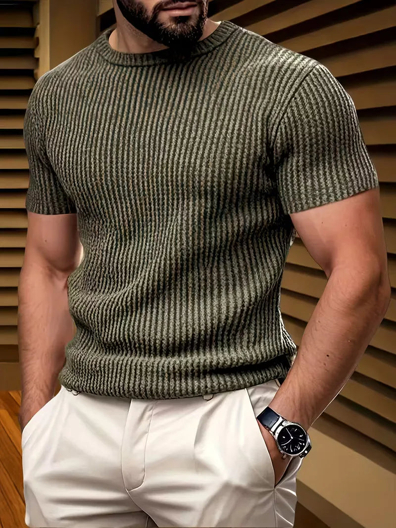 Hayes | Textured Knit T-Shirt