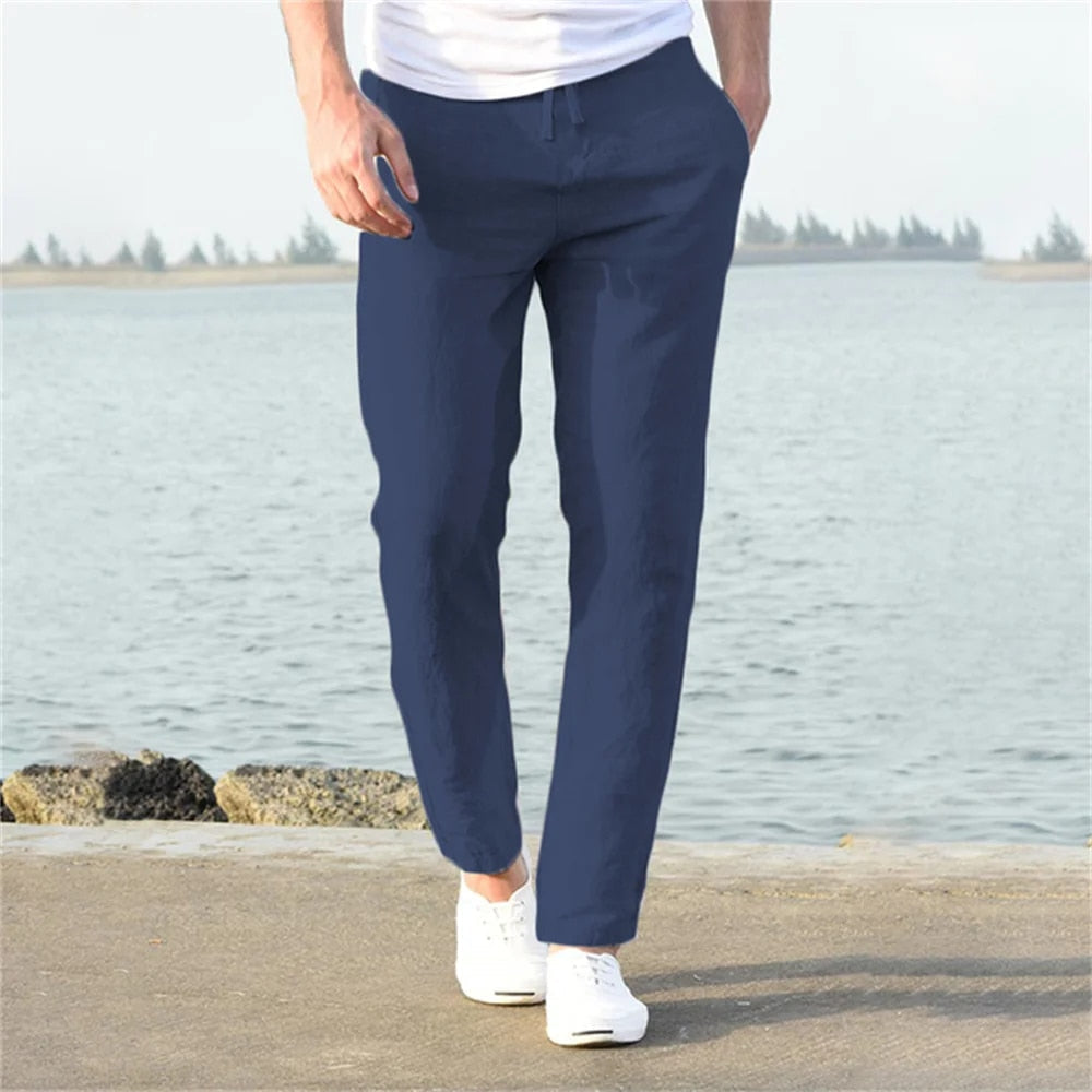 Orson | Breathable linen pants men