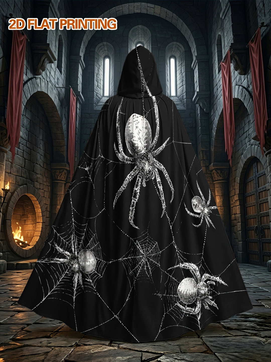 Lillian | Hooded Halloween cape