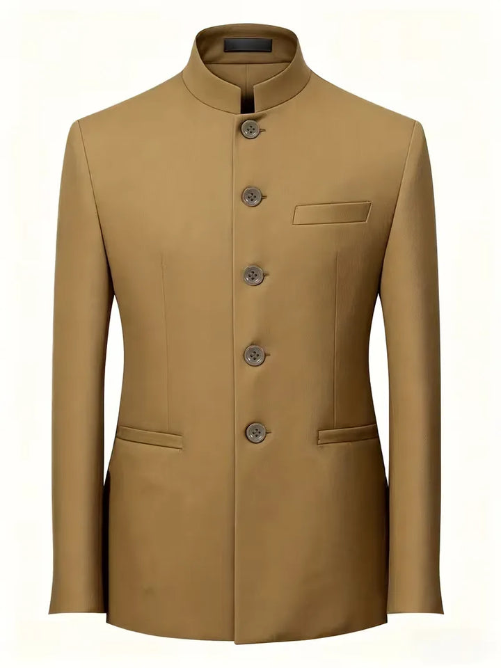 Sterling | Slim Fit Mandarin Collar Blazer