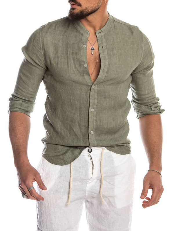 Wyatt | Men's Casual Linen Summer Shirt