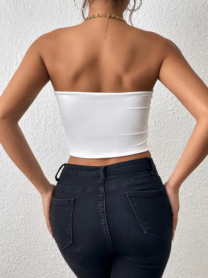 Bella | Strapless Slim Fit Crop Top